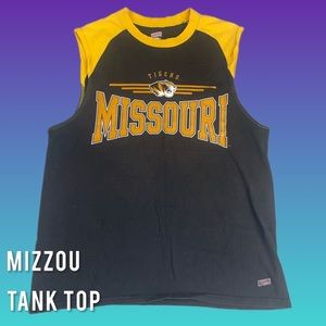 Soffe Mizzou Missouri Tigers Men's Size Large Football Tank Top